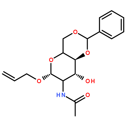 Allyl 2-(Acetylamino)-2-deoxy-4,6-O-(phenylmethylene)-β-D-glucopyranoside