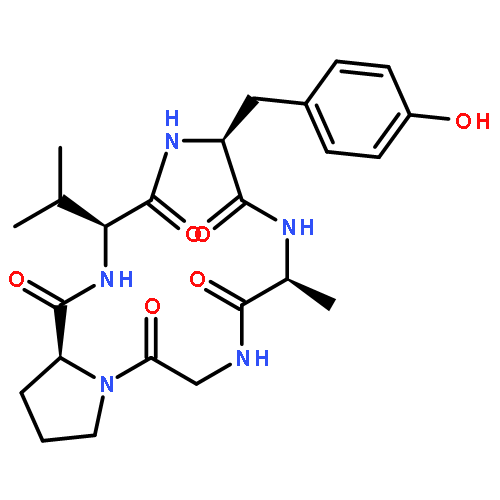 CYCLO(L-ALANYLGLYCYL-L-PROLYL-L-VALYL-L-TYROSYL)