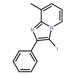 Imidazo[1,2-a]pyridine, 3-iodo-8-methyl-2-phenyl-