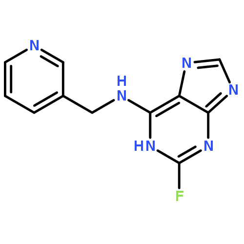 1H-Purin-6-amine, 2-fluoro-N-(3-pyridinylmethyl)-