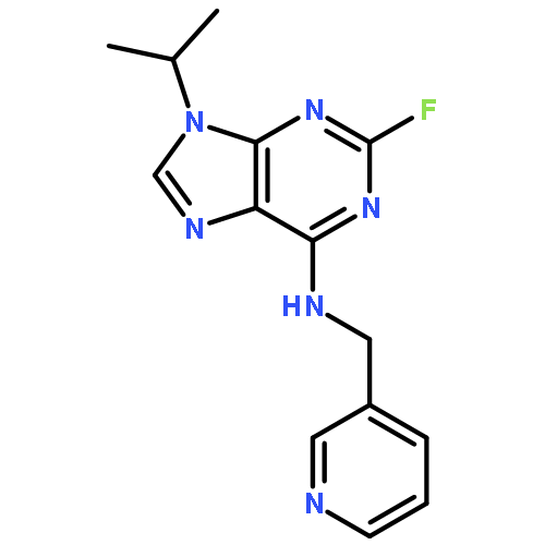 9H-Purin-6-amine, 2-fluoro-9-(1-methylethyl)-N-(3-pyridinylmethyl)-