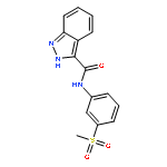 1H-Indazole-3-carboxamide, N-[3-(methylsulfonyl)phenyl]-