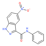 1H-Indazole-3-carboxamide, 5-nitro-N-phenyl-