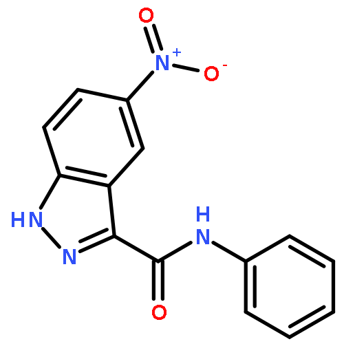 1H-Indazole-3-carboxamide, 5-nitro-N-phenyl-