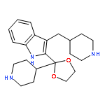 1H-Indole, 2-[2-(4-piperidinyl)-1,3-dioxolan-2-yl]-3-(4-piperidinylmethyl)-