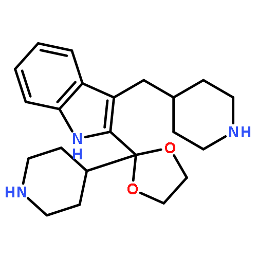 1H-Indole, 2-[2-(4-piperidinyl)-1,3-dioxolan-2-yl]-3-(4-piperidinylmethyl)-