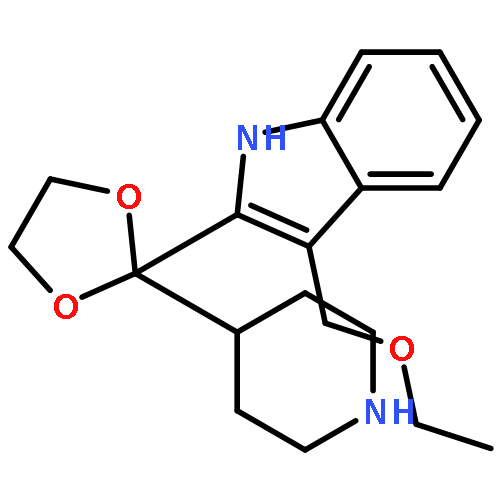 1H-Indole, 3-(ethoxymethyl)-2-[2-(4-piperidinyl)-1,3-dioxolan-2-yl]-