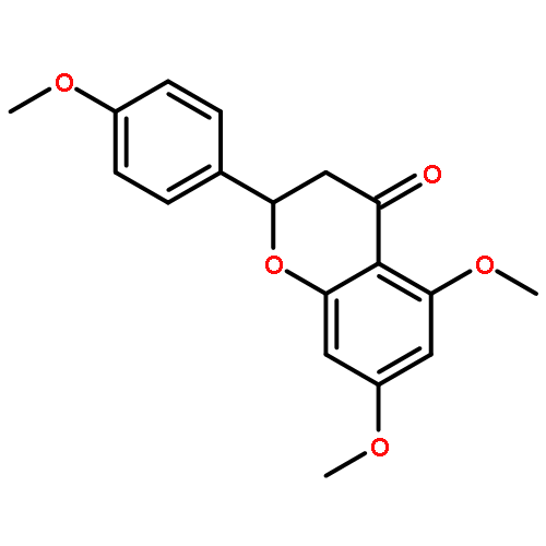 4H-1-Benzopyran-4-one,2,3-dihydro-5,7-dimethoxy-2-(4-methoxyphenyl)-