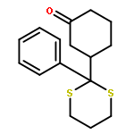 Cyclohexanone, 3-(2-phenyl-1,3-dithian-2-yl)-