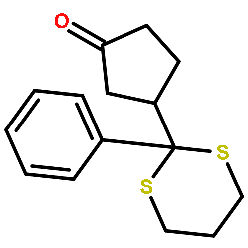 Cyclopentanone, 3-(2-phenyl-1,3-dithian-2-yl)-