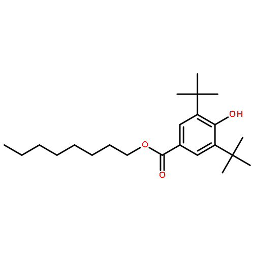 Benzoic acid, 3,5-bis(1,1-dimethylethyl)-4-hydroxy-, octyl ester