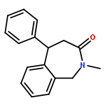 3H-2-BENZAZEPIN-3-ONE, 1,2,4,5-TETRAHYDRO-2-METHYL-5-PHENYL-