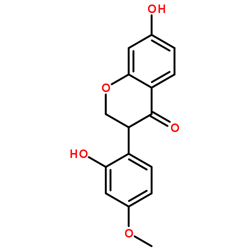 (3R)-7-hydroxy-3-(2-hydroxy-4-methoxyphenyl)-2,3-dihydro-4H-chromen-4-one