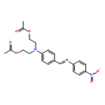 2,2'-[[4-[(4-nitrophenyl)azo]phenyl]imino]bisethyl diacetate