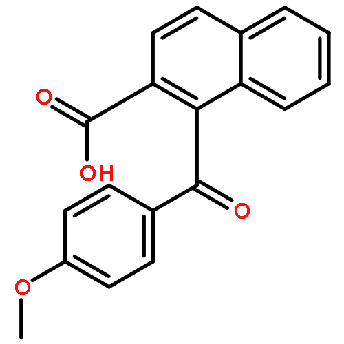 1-(4-methoxybenzoyl)naphthalene-2-carboxylic acid