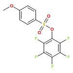 Benzenesulfonic acid, 4-methoxy-, pentafluorophenyl ester