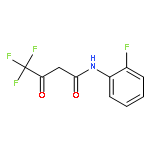 Butanamide, 4,4,4-trifluoro-N-(2-fluorophenyl)-3-oxo-