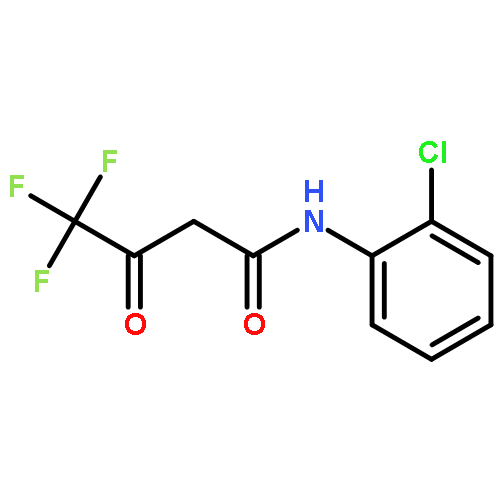 Butanamide, N-(2-chlorophenyl)-4,4,4-trifluoro-3-oxo-