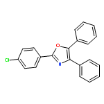 Oxazole,2-(4-chlorophenyl)-4,5-diphenyl-