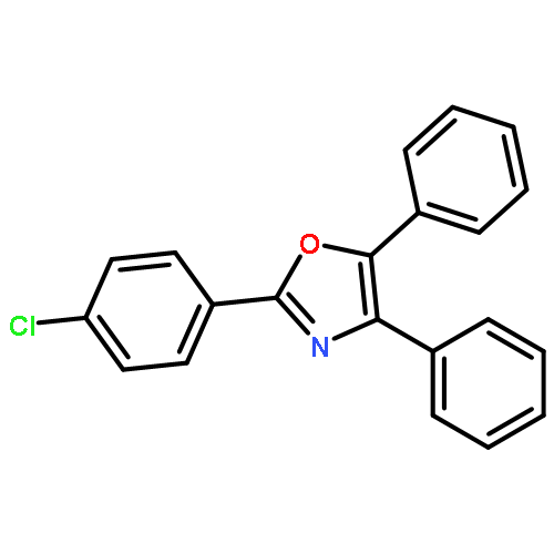 Oxazole,2-(4-chlorophenyl)-4,5-diphenyl-