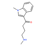 1-Butanone, 4-(methylamino)-1-(1-methyl-1H-indol-3-yl)-