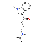 Acetamide, N-methyl-N-[4-(1-methyl-1H-indol-3-yl)-4-oxobutyl]-