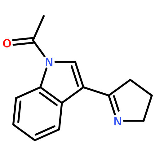 1H-INDOLE, 1-ACETYL-3-(3,4-DIHYDRO-2H-PYRROL-5-YL)-