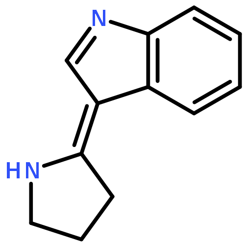 3H-INDOLE, 3-(2-PYRROLIDINYLIDENE)-, (E)-