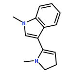 1H-INDOLE, 3-(4,5-DIHYDRO-1-METHYL-1H-PYRROL-2-YL)-1-METHYL-