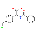 Benzeneacetic acid, a-(benzoylamino)-4-(chloromethyl)-