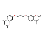 2H-1-BENZOPYRAN-2-ONE, 7,7'-[1,3-PROPANEDIYLBIS(OXY)]BIS[4-METHYL-