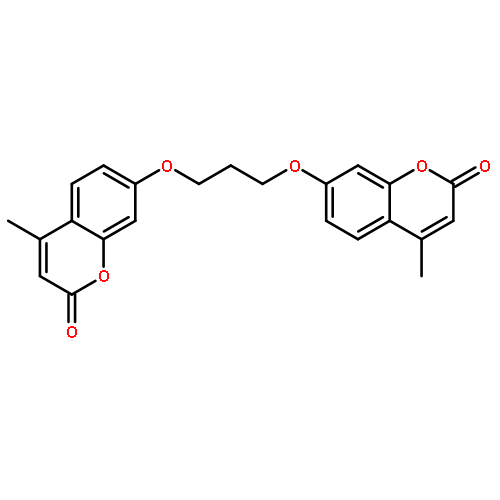 2H-1-BENZOPYRAN-2-ONE, 7,7'-[1,3-PROPANEDIYLBIS(OXY)]BIS[4-METHYL-