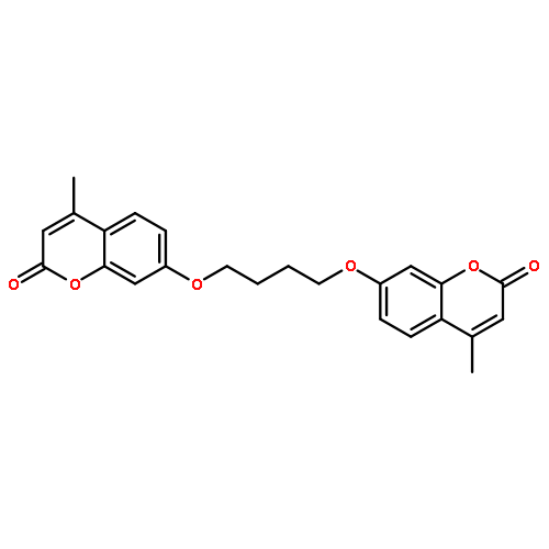 2H-1-BENZOPYRAN-2-ONE, 7,7'-[1,4-BUTANEDIYLBIS(OXY)]BIS[4-METHYL-