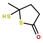 2(3H)-THIOPHENONE, DIHYDRO-5-MERCAPTO-5-METHYL-