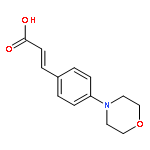 3-(4-morpholin-4-ylphenyl)acrylic acid