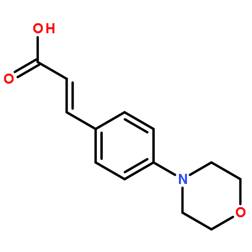 3-(4-morpholin-4-ylphenyl)acrylic acid