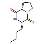 PYRROLO[1,2-A]PYRAZINE-1,4-DIONE, 3-BUTYLHEXAHYDRO-, (3S-TRANS)-