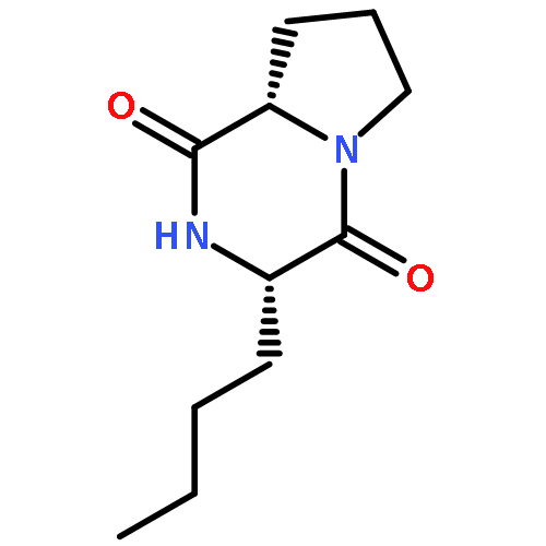 PYRROLO[1,2-A]PYRAZINE-1,4-DIONE, 3-BUTYLHEXAHYDRO-, (3S-TRANS)-