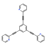 Pyridine, 2,2',2''-(1,3,5-benzenetriyltri-2,1-ethynediyl)tris-