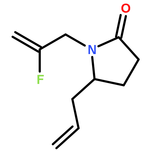 2-PYRROLIDINONE, 1-(2-FLUORO-2-PROPENYL)-5-(2-PROPENYL)-