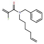 2-PROPENAMIDE, 2-FLUORO-N-5-HEXENYL-N-(PHENYLMETHYL)-