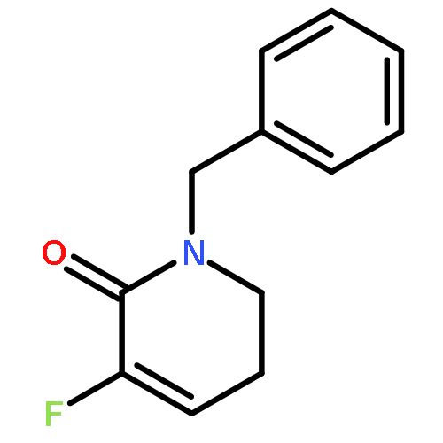2(1H)-PYRIDINONE, 3-FLUORO-5,6-DIHYDRO-1-(PHENYLMETHYL)-