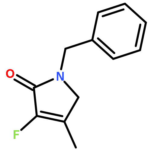 2H-Pyrrol-2-one, 3-fluoro-1,5-dihydro-4-methyl-1-(phenylmethyl)-