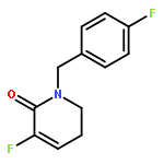 2(1H)-Pyridinone, 3-fluoro-1-[(4-fluorophenyl)methyl]-5,6-dihydro-