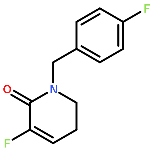 2(1H)-Pyridinone, 3-fluoro-1-[(4-fluorophenyl)methyl]-5,6-dihydro-