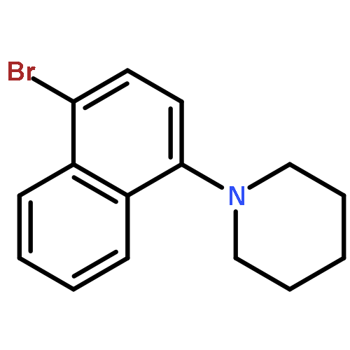 Piperidine, 1-(4-bromo-1-naphthalenyl)-