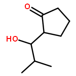 Cyclopentanone, 2-(1-hydroxy-2-methylpropyl)-