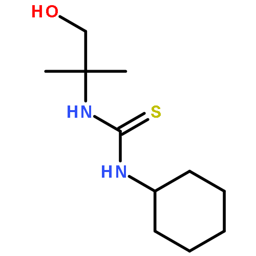 THIOUREA, N-CYCLOHEXYL-N'-(2-HYDROXY-1,1-DIMETHYLETHYL)-