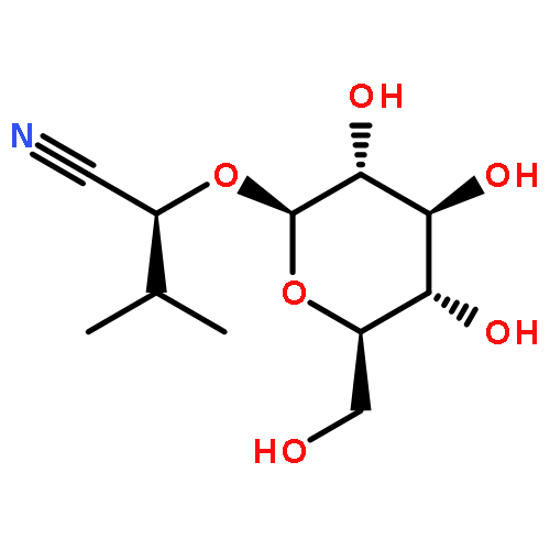 (2S)-2-(beta-D-glucopyranosyloxy)-3-methylbutanenitrile