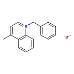 Quinolinium, 4-methyl-1-(phenylmethyl)-, bromide